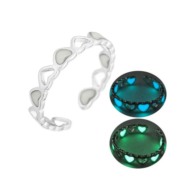 wedding rings adjustable hollow heart luminous ring glow in dark silver color for women friends gift vintage fashion jewelry, Slivery;golden
wedding rings adjustable hollow heart luminous ring glow in dark silver color for women friends gift vintage fashion jewelry, Slivery;golden