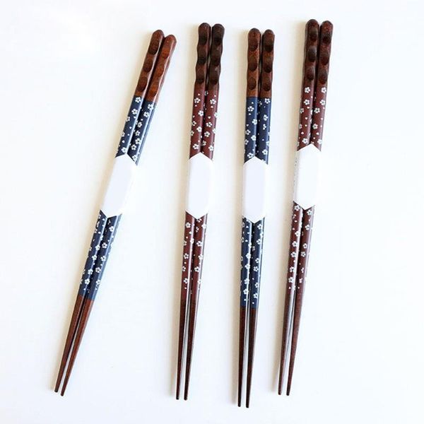 chopsticks 2 pair reusable chop stick japanese style wooden tableware (red cherry + blue pattern)
chopsticks 2 pair reusable chop stick japanese style wooden tableware (red cherry + blue pattern)