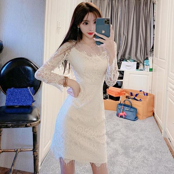 casual dresses autumn club lace woman perspective fashion brand bodycon dress party evening elegant ladies hollow out vestidos, Black;gray
casual dresses autumn club lace woman perspective fashion brand bodycon dress party evening elegant ladies hollow out vestidos, Black;gray