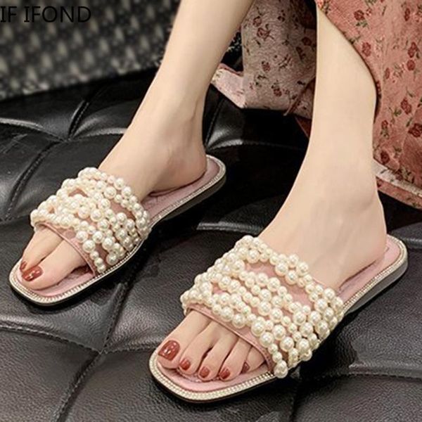 slippers if ifond luxury pearl crystal indoor women comfort cotton open toe flat slider woman outdoor casual female sandals, Black
slippers if ifond luxury pearl crystal indoor women comfort cotton open toe flat slider woman outdoor casual female sandals, Black