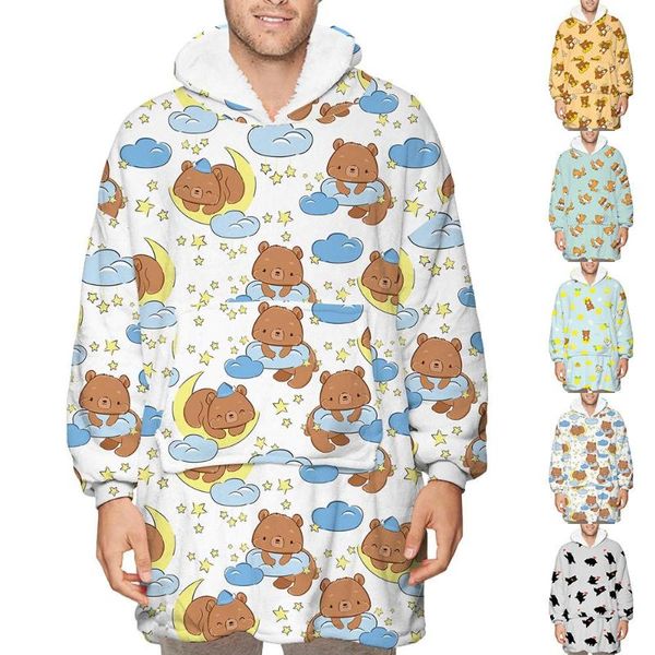 men's hoodies & sweatshirts men soft casual hoodie loose fit long sleeve hooded pullover warm sleepwear cartoon printed, Black
men's hoodies & sweatshirts men soft casual hoodie loose fit long sleeve hooded pullover warm sleepwear cartoon printed, Black