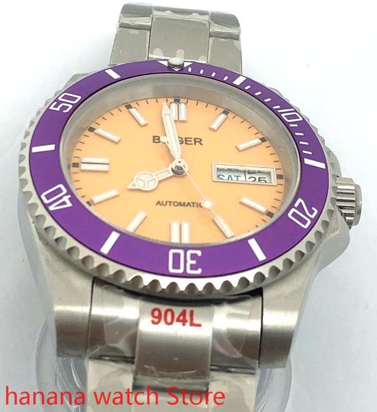 wristwatches watch men's high-quality luxury sports and leisure waterproof mechanical clock yellow dial purple bezel, Slivery;brown
wristwatches watch men's high-quality luxury sports and leisure waterproof mechanical clock yellow dial purple bezel, Slivery;brown