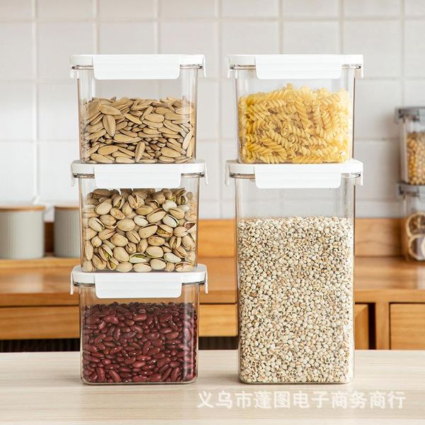 sealed can with four-sided lock transparent design wide mouth grains container 1100ml 2300ml
sealed can with four-sided lock transparent design wide mouth grains container 1100ml 2300ml