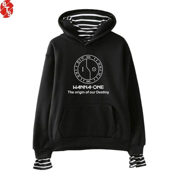 women's hoodies & sweatshirts wanna one kpop fashion printed fake two piece women long sleeve trendy hooded 2021 casual, Black
women's hoodies & sweatshirts wanna one kpop fashion printed fake two piece women long sleeve trendy hooded 2021 casual, Black
