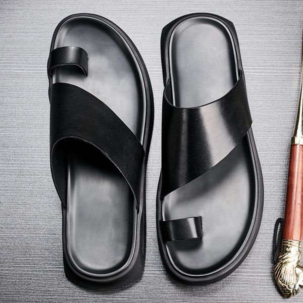 slippers men's summer fashion soft soles wear personality creative one word slippers beach sandals korean zfp7, Black
slippers men's summer fashion soft soles wear personality creative one word slippers beach sandals korean zfp7, Black