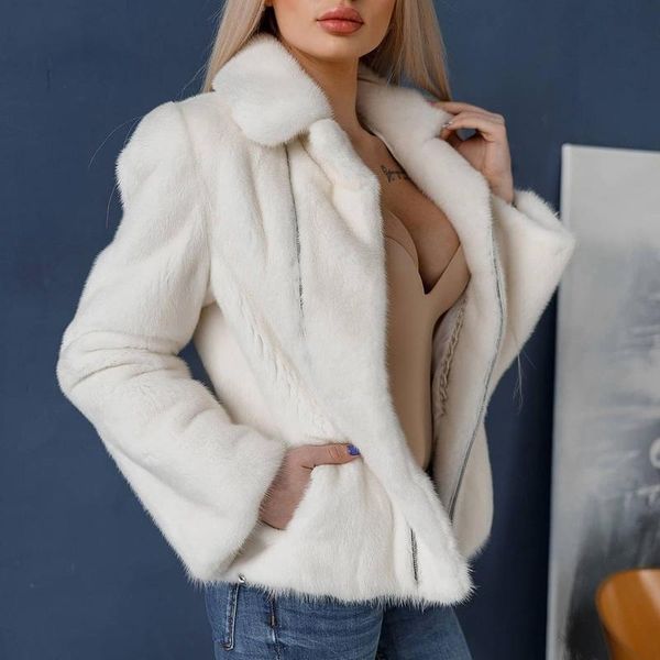 women's fur & faux bffur fashion short genuine mink jackets lapel collar 2021 trendy white color natural full pelt real coat outwear, Black
women's fur & faux bffur fashion short genuine mink jackets lapel collar 2021 trendy white color natural full pelt real coat outwear, Black