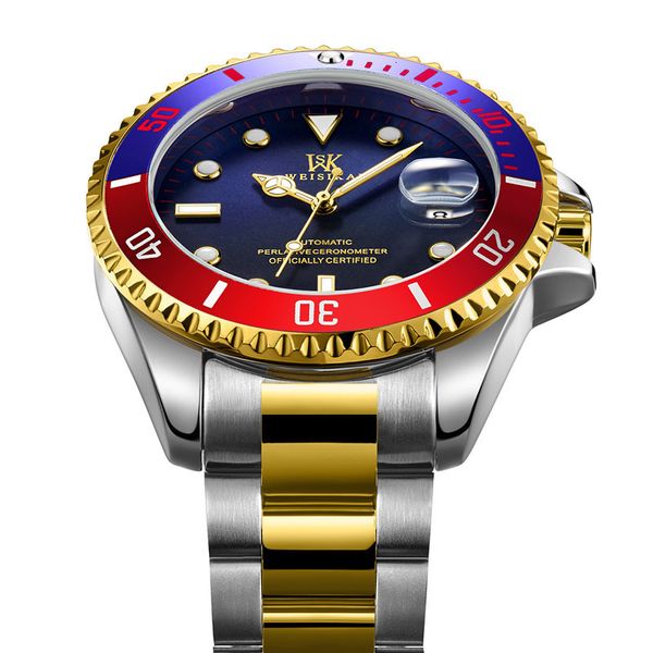 weisikai sport automatic watch men diving mechanical watches mens 200m waterproof wristwatch luminous male clock montre homme, Slivery;brown
weisikai sport automatic watch men diving mechanical watches mens 200m waterproof wristwatch luminous male clock montre homme, Slivery;brown
