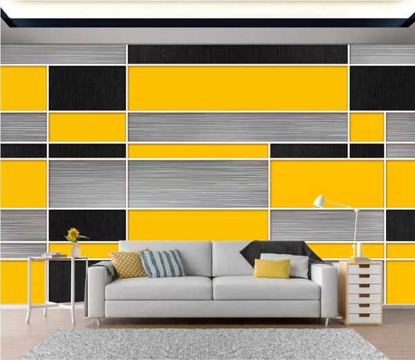 wallpapers cjsir custom wallpaper murals 3d fashion modern minimalist black yellow gray geometric mosaic background wall decor
wallpapers cjsir custom wallpaper murals 3d fashion modern minimalist black yellow gray geometric mosaic background wall decor