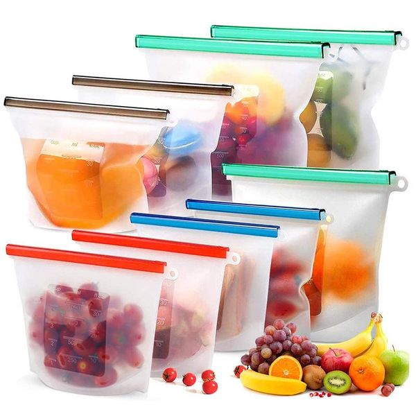 food savers & storage containers reusable bags bpa 4-pack silicone bag set er microwave safe washable lunch baggies
food savers & storage containers reusable bags bpa 4-pack silicone bag set er microwave safe washable lunch baggies