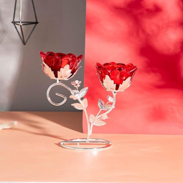 personality red double rose crystal candle holder light candlestick holder centerpiece wedding home decor
personality red double rose crystal candle holder light candlestick holder centerpiece wedding home decor
