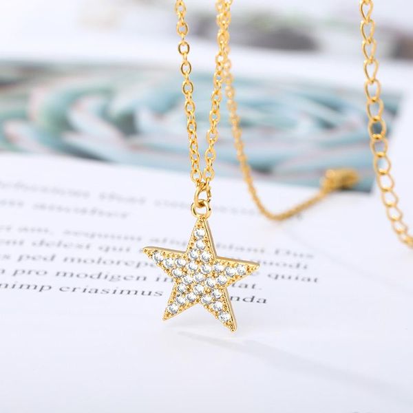 pendant necklaces star necklace for women choker zircon metal chain short charming jewelry gift bijoux femme, Silver
pendant necklaces star necklace for women choker zircon metal chain short charming jewelry gift bijoux femme, Silver