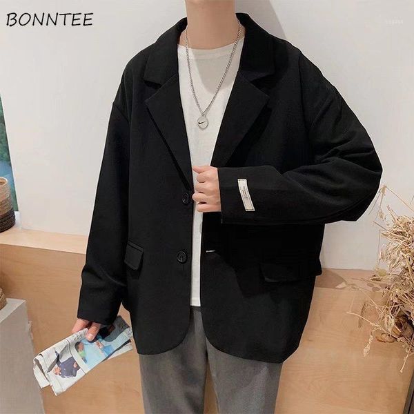 men's suits & blazers patch designs men long sleeve classic handsome males suit- vintage harajuku single breasted korean trendy streetw, White;black
men's suits & blazers patch designs men long sleeve classic handsome males suit- vintage harajuku single breasted korean trendy streetw, White;black