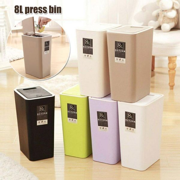 waste bins 8l plastic trash can pressing cover home kitchen office bin dfds889
waste bins 8l plastic trash can pressing cover home kitchen office bin dfds889