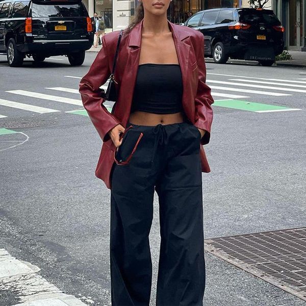 women's jackets y2k women solid leather coat winter autumn e-girls long sleeve lapel collar buttoned with pockets, Black;brown
women's jackets y2k women solid leather coat winter autumn e-girls long sleeve lapel collar buttoned with pockets, Black;brown