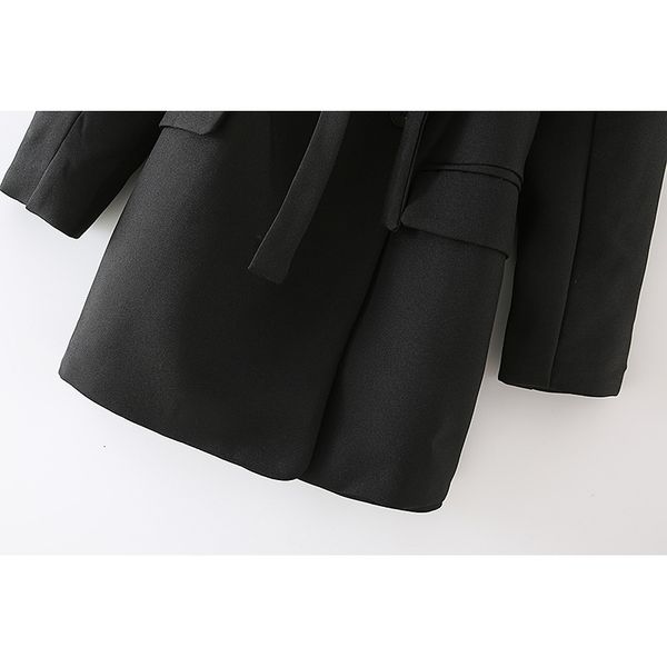 2021 new es fashion long black double woman breasted suit female blazer jacket u19a, White;black
2021 new es fashion long black double woman breasted suit female blazer jacket u19a, White;black