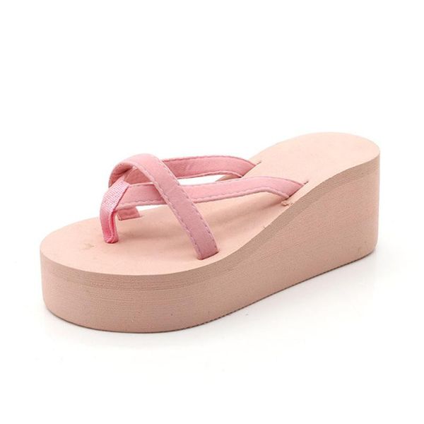slippers 2021 wedges beach sandalias home shoes woman solid color non-slip feet flip-flops high-heeled women, Black
slippers 2021 wedges beach sandalias home shoes woman solid color non-slip feet flip-flops high-heeled women, Black
