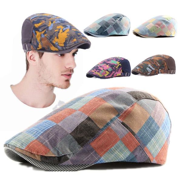 berets 2style cotton girls boy camouflage grid cozy adjustable sunscreen peaked caps outdoor golf movement travel flat hap beret, Blue;gray
berets 2style cotton girls boy camouflage grid cozy adjustable sunscreen peaked caps outdoor golf movement travel flat hap beret, Blue;gray