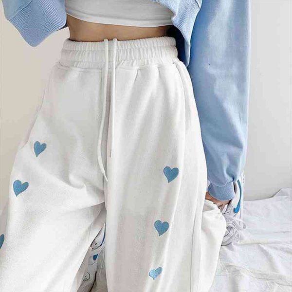 straight trousers women fashion high waist casual solid color pants loose pantalones korean style drawstring joggers, Black;white
straight trousers women fashion high waist casual solid color pants loose pantalones korean style drawstring joggers, Black;white