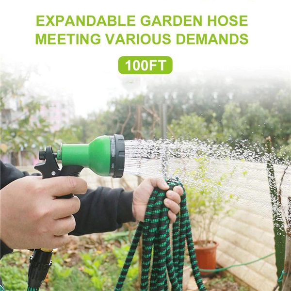 watering equipments kkmoon expandable garden hose with 9 function nozzle flexible strong water solid brass fittings and double latex core
watering equipments kkmoon expandable garden hose with 9 function nozzle flexible strong water solid brass fittings and double latex core