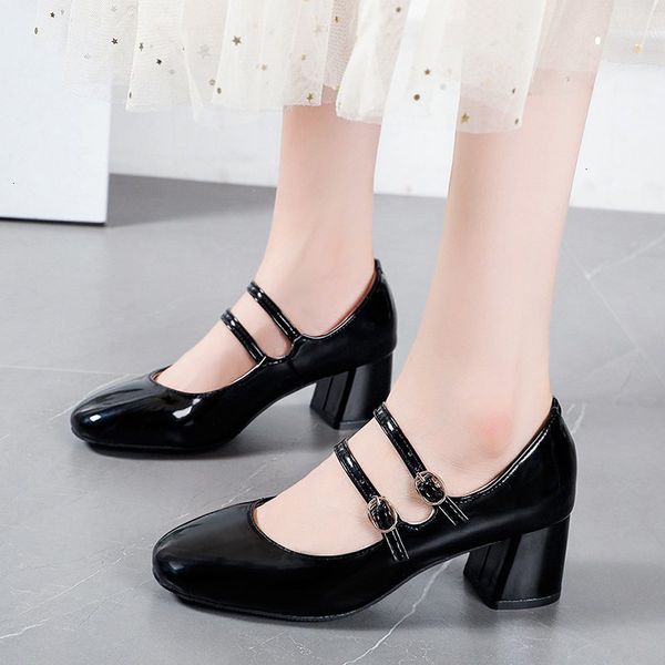 2021 new fashion double buckle square heels women waterproof pu leather wedding shoes woman casual round toe pumps kaq3, Black
2021 new fashion double buckle square heels women waterproof pu leather wedding shoes woman casual round toe pumps kaq3, Black
