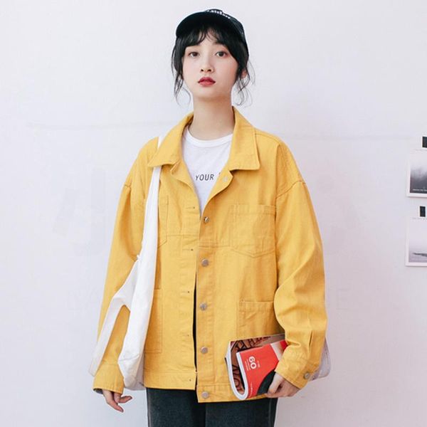 women's jackets ftlzz autumn winter elegant women denim jacket outwear casual loose street single breasted, Black;brown
women's jackets ftlzz autumn winter elegant women denim jacket outwear casual loose street single breasted, Black;brown