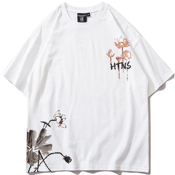 men's t-shirts men hong kong style ink painting print harajuku half-sleeve t-shirt couple pure cotton hip hop loose casual tees summer, White;black
men's t-shirts men hong kong style ink painting print harajuku half-sleeve t-shirt couple pure cotton hip hop loose casual tees summer, White;black
