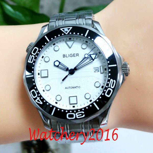 new arrival 41mm bliger white sapphire blue iron plate ceramic tiles rvs miyota 8215 automatic mens watch, Slivery;brown
new arrival 41mm bliger white sapphire blue iron plate ceramic tiles rvs miyota 8215 automatic mens watch, Slivery;brown