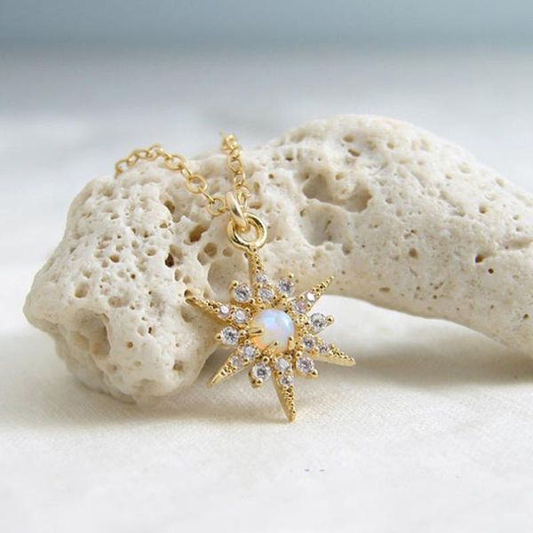 chains golden crescent opal moon necklace small star pendant european and american gift accessories, Silver
chains golden crescent opal moon necklace small star pendant european and american gift accessories, Silver