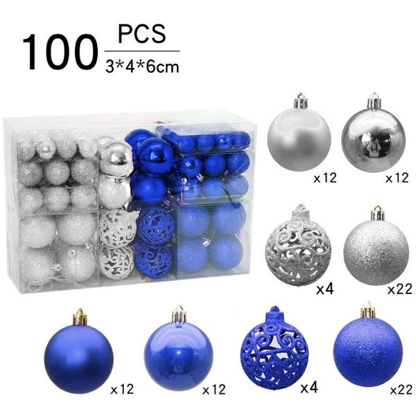 party decoration 100pcs christmas tree decorations balls bauble xmas hanging ball ornaments for home year gift
party decoration 100pcs christmas tree decorations balls bauble xmas hanging ball ornaments for home year gift