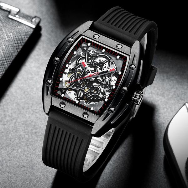 wristwatches 2021 design men automatic mechanical watch classic business hollow dial waterproof mechanica, Slivery;brown
wristwatches 2021 design men automatic mechanical watch classic business hollow dial waterproof mechanica, Slivery;brown