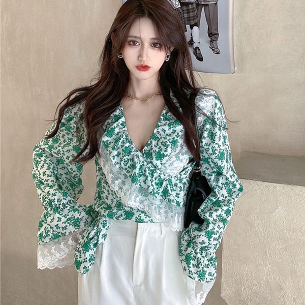 floral lace chiffon short long-sleeved shirt women's spring 2021 new design sense niche 290g, White
floral lace chiffon short long-sleeved shirt women's spring 2021 new design sense niche 290g, White