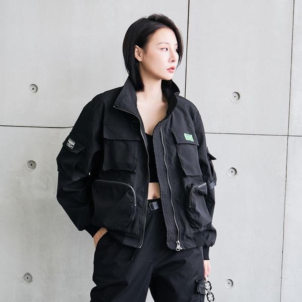 women's jackets fairynatural fanshion european ladies casual loose coats autumn spring punk style harajuku women black design clothing, Black;brown
women's jackets fairynatural fanshion european ladies casual loose coats autumn spring punk style harajuku women black design clothing, Black;brown