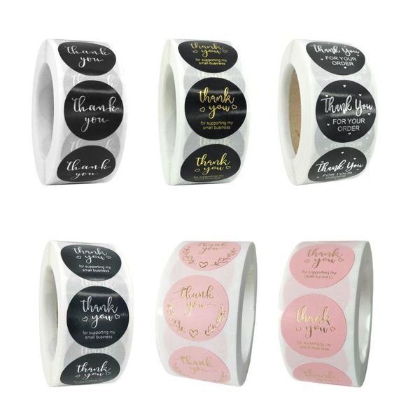 500pcs thank you sticker gold silver foil seal label for small shop wedding gift
500pcs thank you sticker gold silver foil seal label for small shop wedding gift