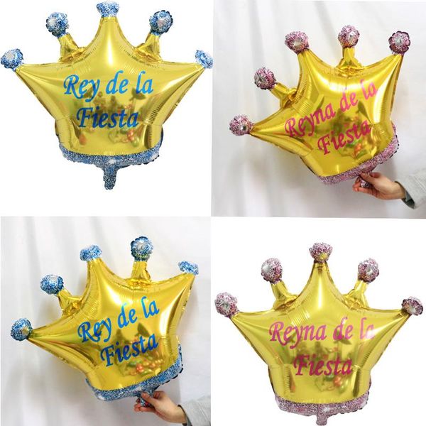 1pc large spanish gold crown foil balloons prince princess baby shower birthday party balon decorations children toys glob
1pc large spanish gold crown foil balloons prince princess baby shower birthday party balon decorations children toys glob