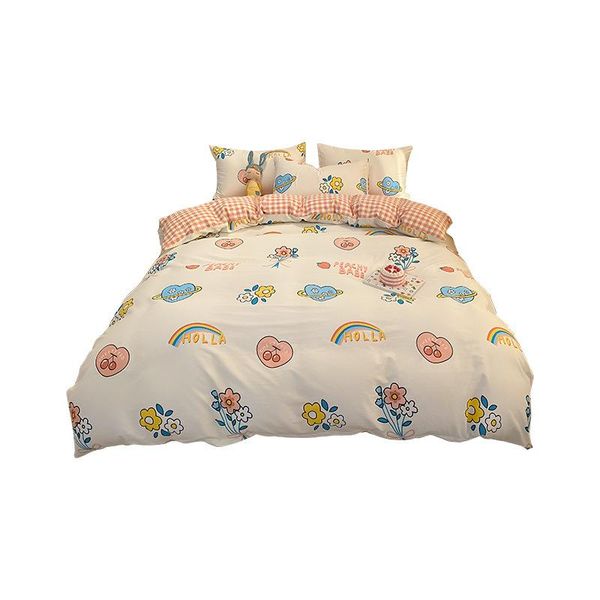 bedding sets cotton 4 set high density student dormitory cute kawaii bed sheets home duvet cover
bedding sets cotton 4 set high density student dormitory cute kawaii bed sheets home duvet cover