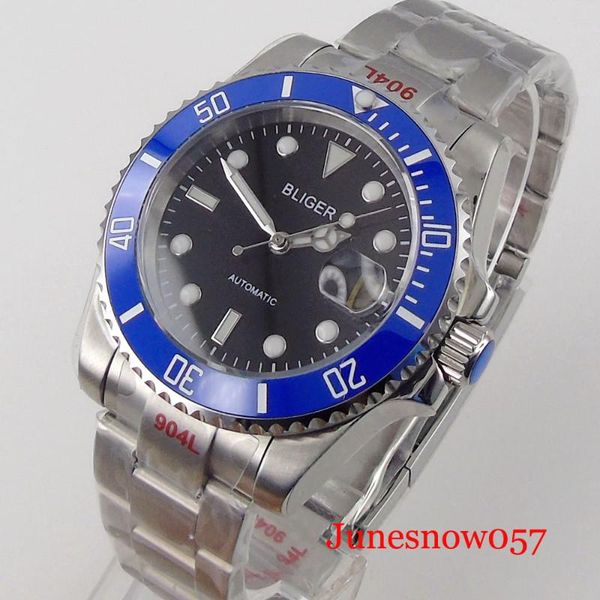 wristwatches sub 40mm mechancial men watch 24 jewels nh35a miyota 8215 movement brushed oyster band blue insert screwdown crown, Slivery;brown
wristwatches sub 40mm mechancial men watch 24 jewels nh35a miyota 8215 movement brushed oyster band blue insert screwdown crown, Slivery;brown