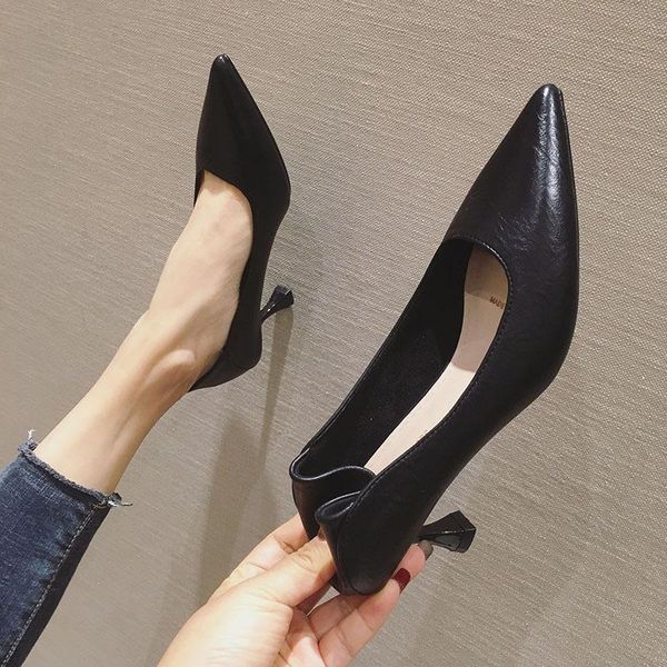 dress shoes 2021 spring summer women's basic soft high heels fashion lady pumps party wedding working mules casual office, Black
dress shoes 2021 spring summer women's basic soft high heels fashion lady pumps party wedding working mules casual office, Black