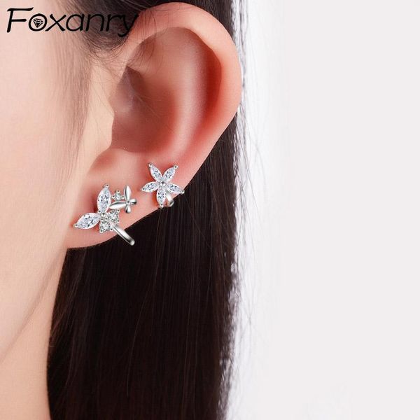hoop & huggie foxanry prevent allergy 925 sterling silver bowknot flowers clip earrings for women simple temperament sweet jewelry party gif, Golden;silver
hoop & huggie foxanry prevent allergy 925 sterling silver bowknot flowers clip earrings for women simple temperament sweet jewelry party gif, Golden;silver