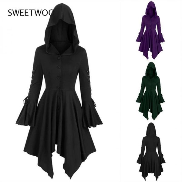 women's jackets cosplay gothic halloween costumes for women dress witch middle ages renaissance black cloak clothing hooded, Black;brown
women's jackets cosplay gothic halloween costumes for women dress witch middle ages renaissance black cloak clothing hooded, Black;brown