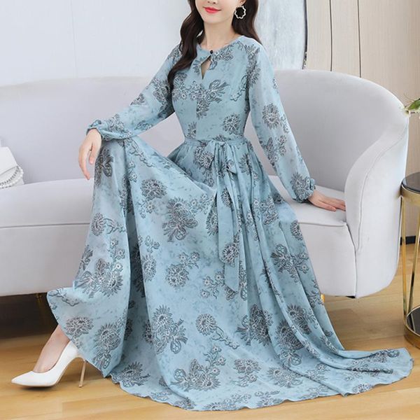 casual dresses 2021 vestidos print female o-neck chiffon 3xl robe blue green women's party long sleeve lacing autumn lady, Black;gray
casual dresses 2021 vestidos print female o-neck chiffon 3xl robe blue green women's party long sleeve lacing autumn lady, Black;gray