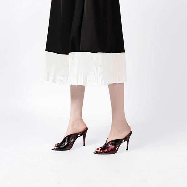 sandals chinelos femininos mules sapatos de salto alto peep toes verão mulher sandálias slizamento em festa 19lz, Black
sandals chinelos femininos mules sapatos de salto alto peep toes verão mulher sandálias slizamento em festa 19lz, Black