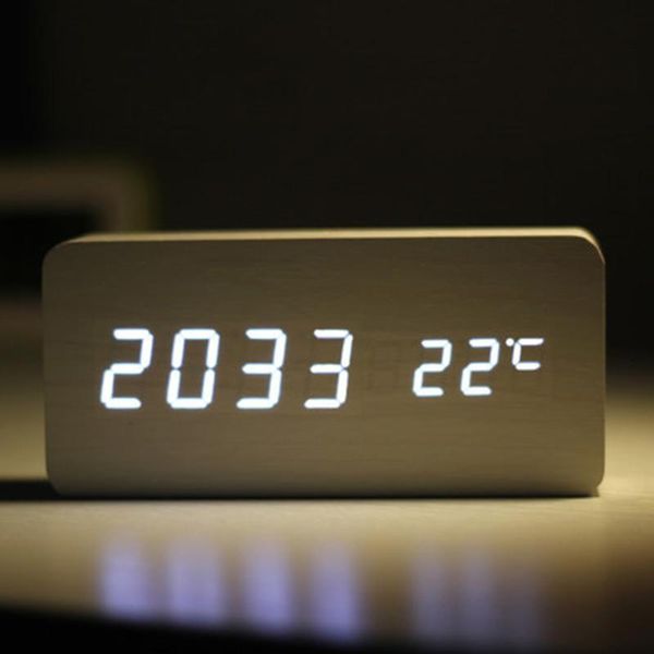 led wooden alarm clock watch table voice control digital wood despertador electronic deskusb/ powered clocks table horlog
led wooden alarm clock watch table voice control digital wood despertador electronic deskusb/ powered clocks table horlog
