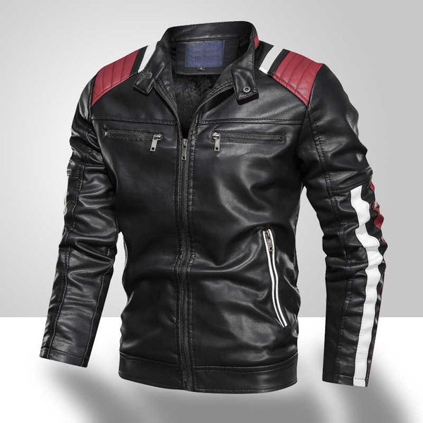 autumn winter new men's leather jackets men high-quality faux leather coats male motorcycle plus velvet warm pu outerwear 201201, Black;brown
autumn winter new men's leather jackets men high-quality faux leather coats male motorcycle plus velvet warm pu outerwear 201201, Black;brown
