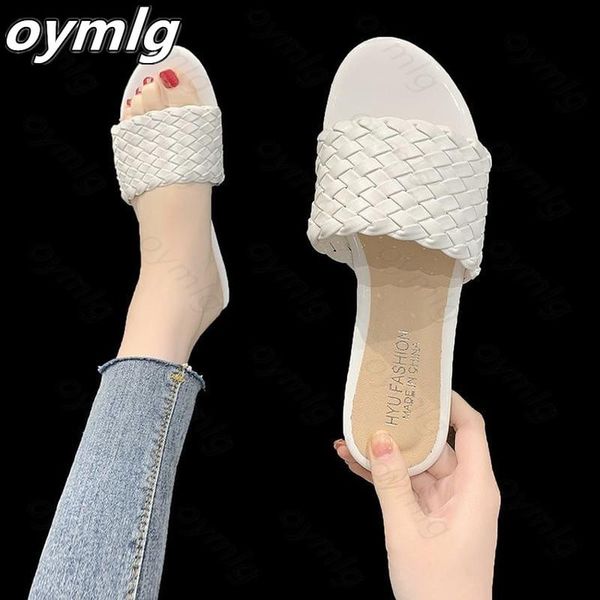 slippers 2021 summer sandals women's fashion wear flat woven wild zapatillas mujer casa sapatos mulher, Black
slippers 2021 summer sandals women's fashion wear flat woven wild zapatillas mujer casa sapatos mulher, Black