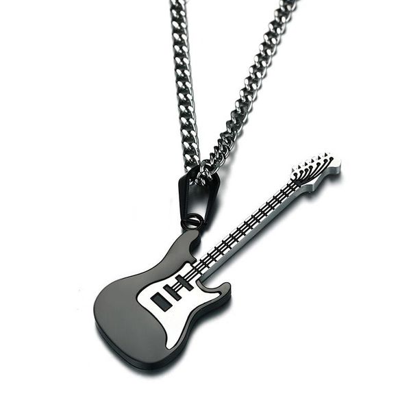 pendant necklaces chain necklace men stainless steel guitar hip hop band chains male accessories jewelry the neck, Silver
pendant necklaces chain necklace men stainless steel guitar hip hop band chains male accessories jewelry the neck, Silver