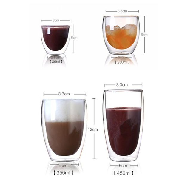 1 pcs double wall glass cup heat-resistant coffee cup handmade creative beer mug glass whiskey cups drinkware
1 pcs double wall glass cup heat-resistant coffee cup handmade creative beer mug glass whiskey cups drinkware