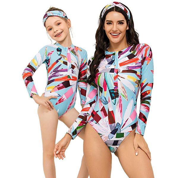 mother girl summer rashguard one piece swimsuit swimwear women long sleeve swimsuits children surf rash guard bodysuit jumpsuit
mother girl summer rashguard one piece swimsuit swimwear women long sleeve swimsuits children surf rash guard bodysuit jumpsuit