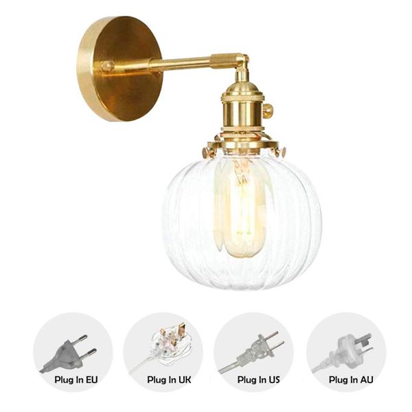wall lamp antique brass glass sconce clear shade adjustable (up or down) light plug in hardwired bulb not included
wall lamp antique brass glass sconce clear shade adjustable (up or down) light plug in hardwired bulb not included