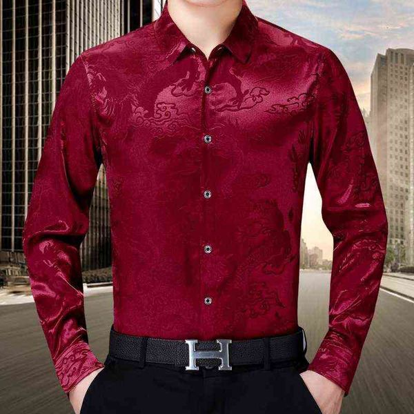 middle aged clothing autumn men's printed long sleeve trendy busins drs shirt, White;black
middle aged clothing autumn men's printed long sleeve trendy busins drs shirt, White;black