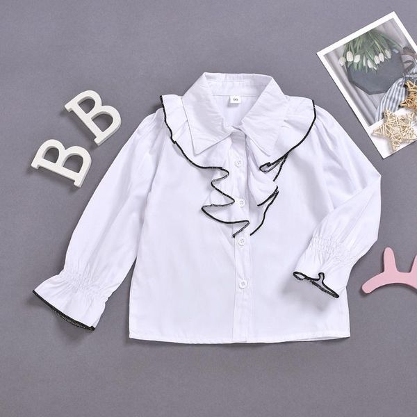 shirts children girl long sleeve shirt ruffled loose clothing kids baby boys girls fashion ruffle clothes outfits 2-7t, White;black
shirts children girl long sleeve shirt ruffled loose clothing kids baby boys girls fashion ruffle clothes outfits 2-7t, White;black